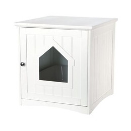 Trixie Cabine De Toilette - 49x51x51cm - Blanc - Pour Chat