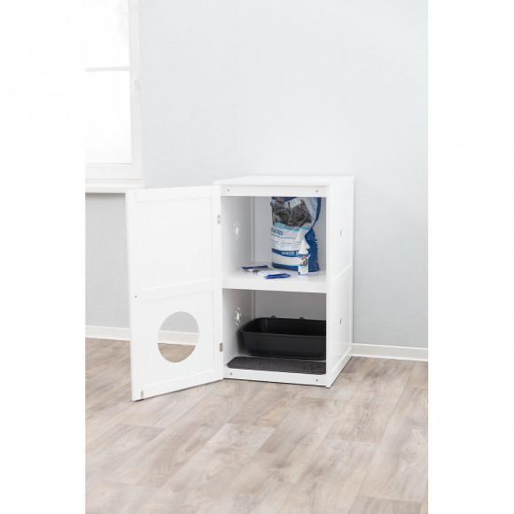 Cabane Cache Litière 2 Compartiments Pour Chat H 90 Cm. - Trixie - Tr-40239