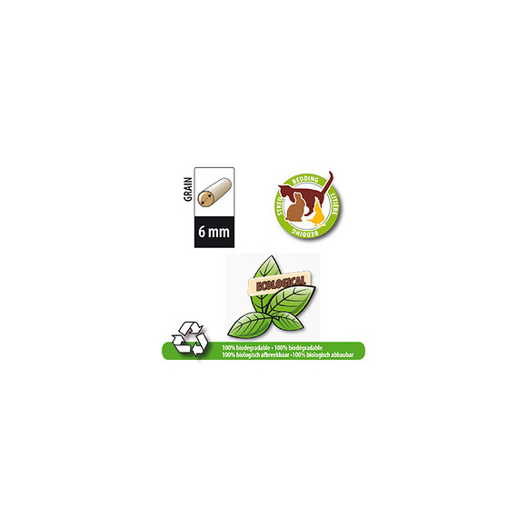 Litière Granule De Bois  - 25 Litres Soit 15 Kg.  Pour Chat Ou Rongeur. - Flamingo Pet Products - Fl-200407