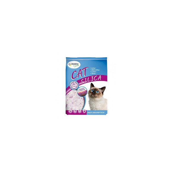 Litière Cat Silica Provence. 5 Litres Soit 2.25 Kg. Pour Chats. - Vadigran - Va-12346