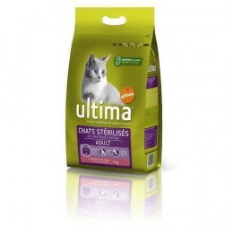 Ultima - Croquettes Pour Chat Sterilise Au Saumon - 3kg