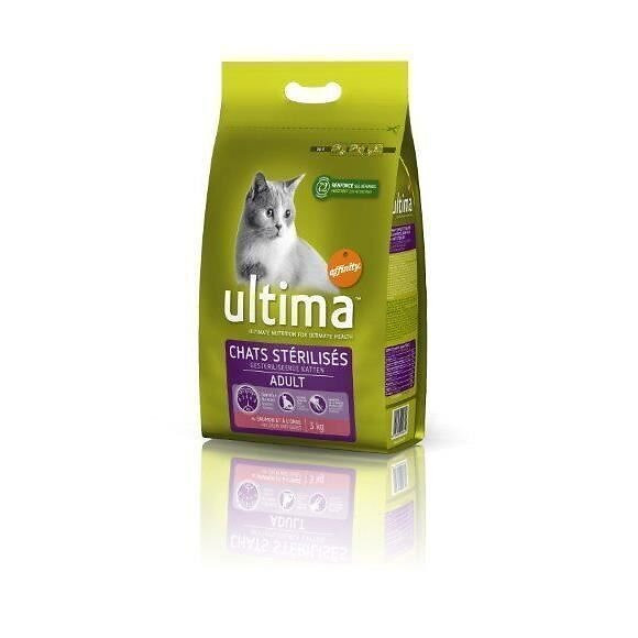 Ultima - Croquettes Pour Chat Sterilise Au Saumon - 3kg