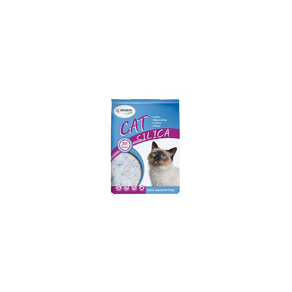 Litière Cat Silica. 5 Litres Soit 2.25 Kg. Pour Chats. - Vadigran - Va-4925