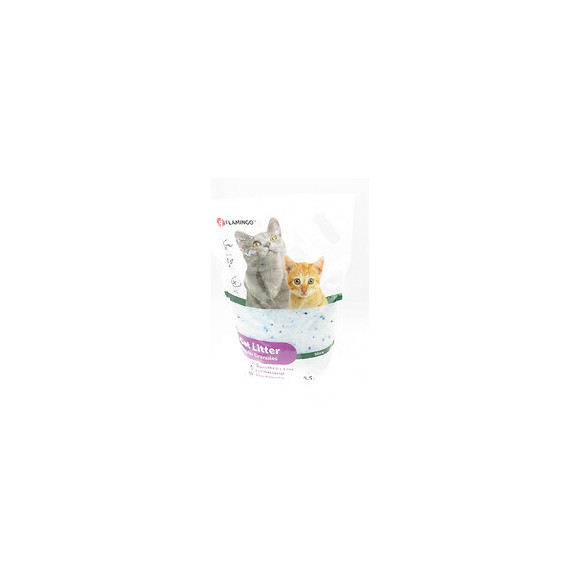 Litière Silica . Granules Moyen. 5.5 Litres. Litière Pour Chat. - Flamingo Pet Products - Fl-1030325