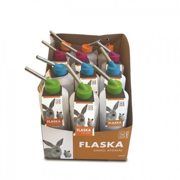 Mpets Biberon Flaska - Pour Rongeur - 450ml - Divers Coloris