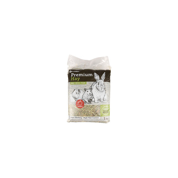 Foin De Pré Premium Avec Pommes. 1 Kg Soit 30 Litres. Pour Rongeur. - Flamingo Pet Products - Fl-210291