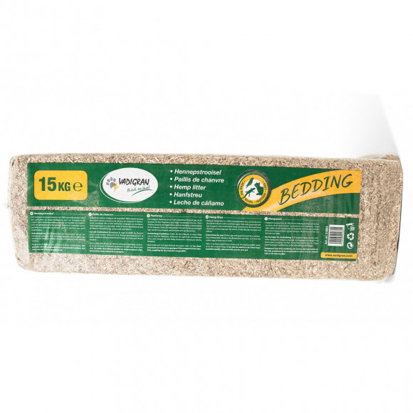 Paillis De Chanvre 15 Kg Bedding Pour Lapin Et Rongeurs - Vadigran - Va-11661