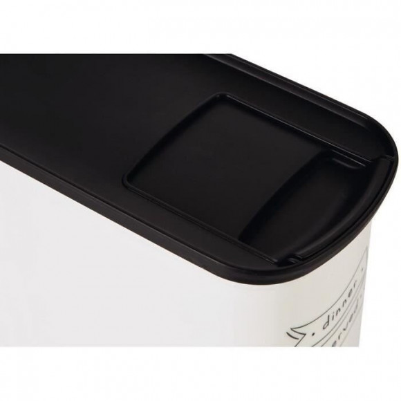 Curver Conteneur De Nourriture Le Diner Est Servi - 2,5 Kg - 6 L - Blanc Et Noir - Pour Chat