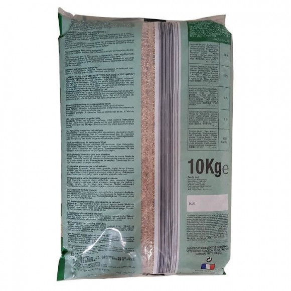 Nature Mix Melange De Graines - Pour Oiseau De La Nature - 10kg