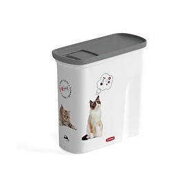 Curver Verseuse Love Pets 2 L - Blanc - Pour Chat