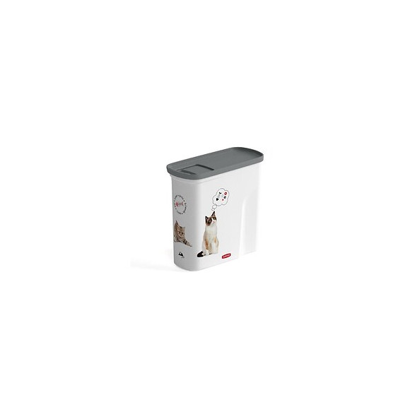 Curver Verseuse Love Pets 2 L - Blanc - Pour Chat