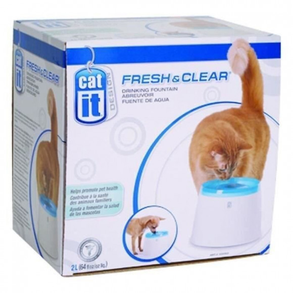 Catit Fontaine Aeur Eau Pour Chat Compacte 2 Litres