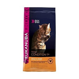 Eukanuba Croquettes Au Poulet Et Foie Top Condition 1+ - Toutes Races - 10kg - Pour Chat Adulte