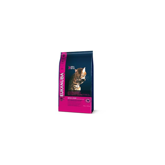 Eukanuba Croquettes Au Poulet - Sterilises Ou Surpoids - Toutes Races - 10kg - Pour Chat Adulte