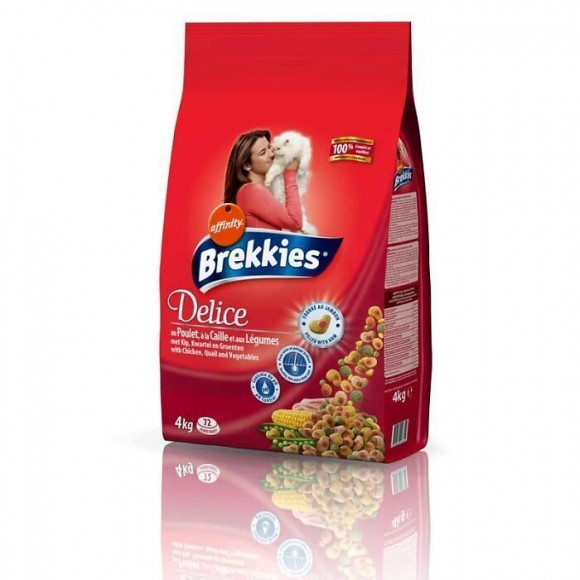 Brekkies Croquettes A La Viande - Chat - 4 Kg