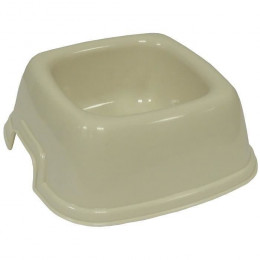 Aime Gamelle En Plastique Carree Antiderapante - 16 X 16 Cm - Pour Chat