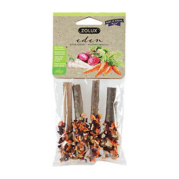 Friandise Eden Bois Et Carotte, Betterave, Panais Pour Petits Mammifères 36g - Zolux - Zo-209511