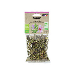 Friandise Eden Herbes Aromatiques Feuilles Et Fleurs Mauve 25g. Rongeurs - Zolux - Zo-209502