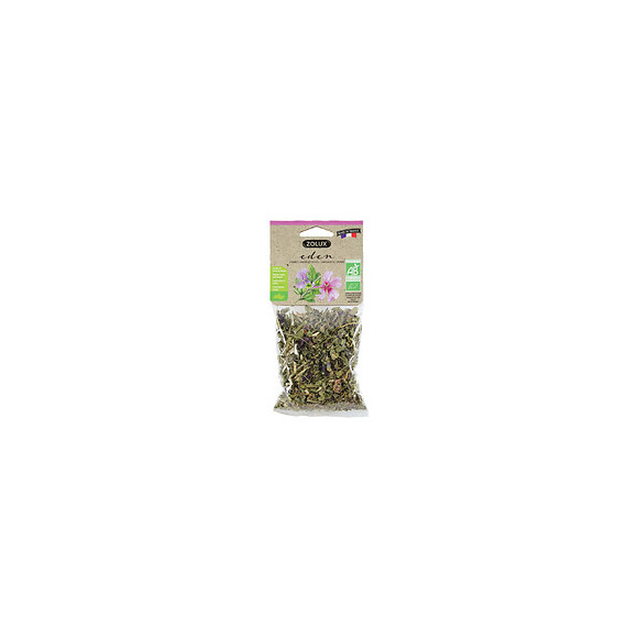 Friandise Eden Herbes Aromatiques Feuilles Et Fleurs Mauve 25g. Rongeurs - Zolux - Zo-209502