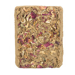 Pierre D'argile Aux Fleurs.  Pièce De100g. Pour Rongeurs. - Trixie - Tr-60145