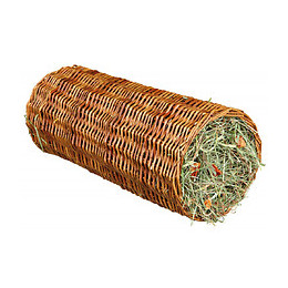 Ø 20 × 38 Cm Tunnel En Osier Avec Foin - Trixie - Tr-60777