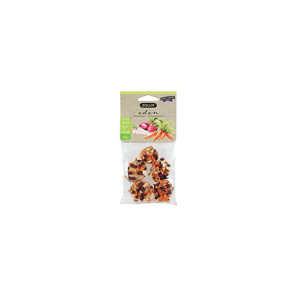 Friandise Eden Bois Et Carotte, Betterave, Panais Pour Rongeurs. 40g - Zolux - Zo-209507