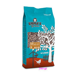 Graines De Tournesol Noires Pour Oiseaux. Sachet 700 Gr. - Emma's Garden - Va-417010