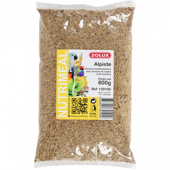 Graines Alpiste Sachet De 800 G. Pour Oiseaux. - Zolux - Zo-139100