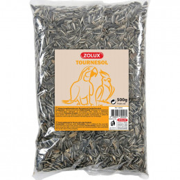 Tournesol Strie Graine Pour Perroquets Et Grandes Perruches. Sac 2 Kg. - Zolux - Zo-139047