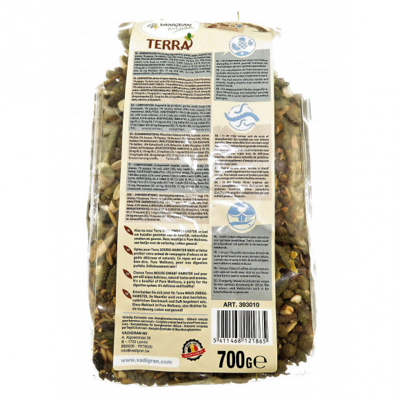 Complément Alimentaire Souris Et Hamster Nain 700 G. Rongeurs - Vadigran - Va-393010
