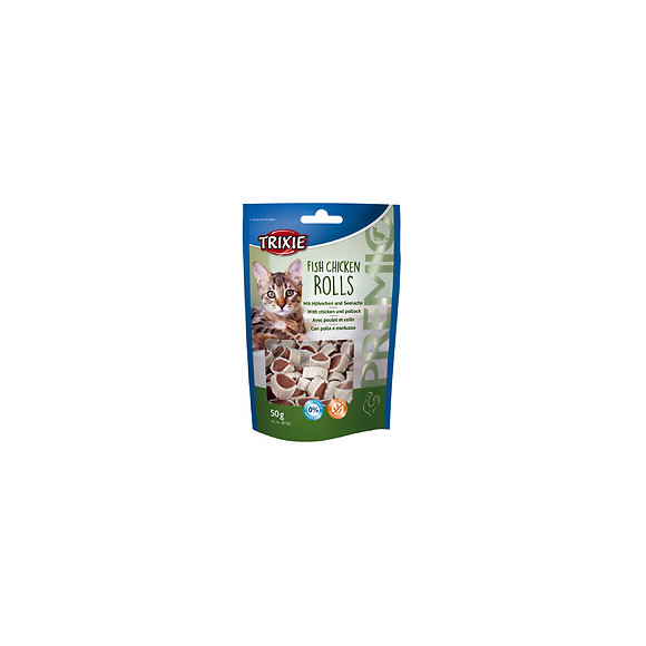 Friandise Rouleaux  Poulet/colin 50 Gr. Friandise Pour Chat - Trixie - Tr-42702