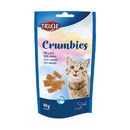 Friandise Crumbies Au Saumon Et A La Taurine. Poids 60g. Pour Chat - Trixie - Tr-42671