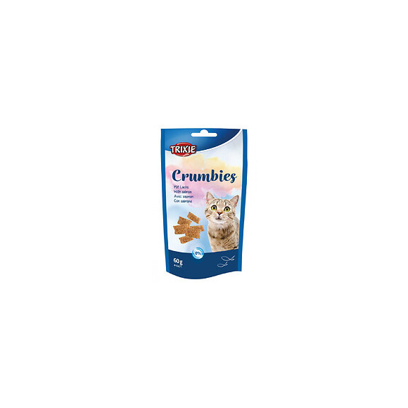 Friandise Crumbies Au Saumon Et A La Taurine. Poids 60g. Pour Chat - Trixie - Tr-42671