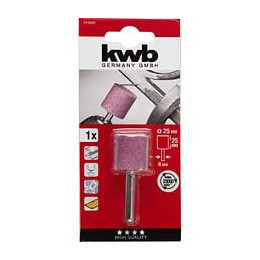 Meule Céramiques Sur Tige, Cylindrique 25x25mm Kwb