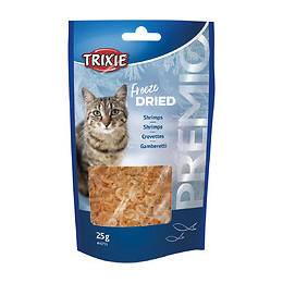 Friandise 100 % Crevettes Lyophilisées Premio Freeze Dried Shrimps , Pour Chats. - Trixie - Tr-42755