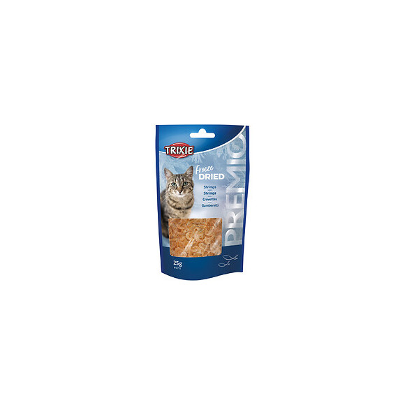 Friandise 100 % Crevettes Lyophilisées Premio Freeze Dried Shrimps , Pour Chats. - Trixie - Tr-42755