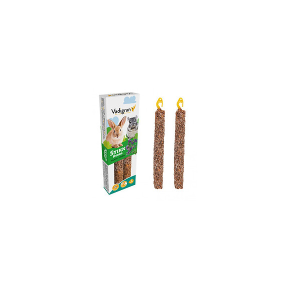 Snack Stixx Herbes 90 Grammes. Pour Lapins Et Chinchilla. - Vadigran - Va-14463