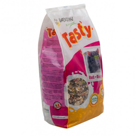 Nourriture Tasty Rat Ratte. 2 Kg. Pour Rongeurs - Vadigran - Va-381020