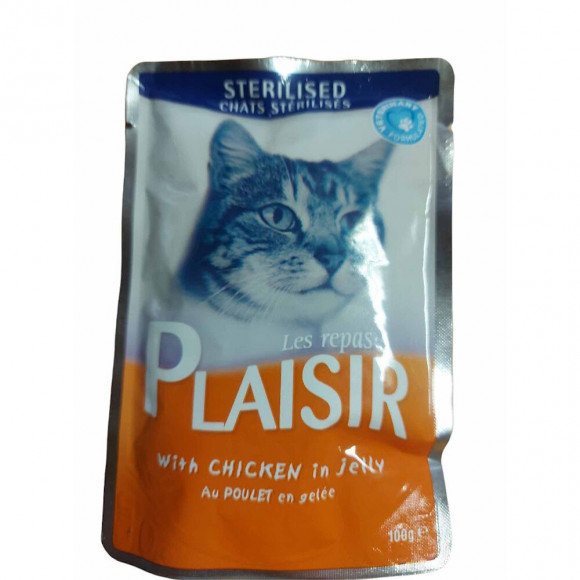 Éminces Au Poulet En Gelée 1 Sachet De 100g Pour Chat Stérilise 400931 - Equilibre & Instinct - Eq-05103