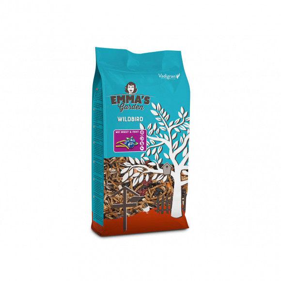 Mix Insecte Et Fruit,  850 G, Emma's Garden, Pour Oiseaux. - Vadigran - Va-426010