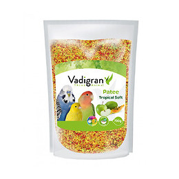Pâtée Soft Tropical 700 Gr. Aliment Complémentaire Pour Oiseaux. - Vadigran - Va-14353