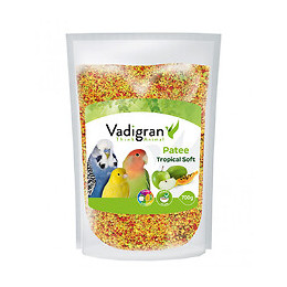 Pâtée Soft Tropical 700 Gr. Aliment Complémentaire Pour Oiseaux. - Vadigran - Va-14353