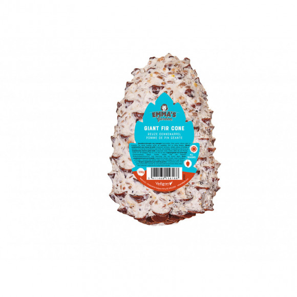 Cône De Graisse Géant Pour Oiseaux, A Suspendre 300 G De Graisse. - Vadigran - Va-15618