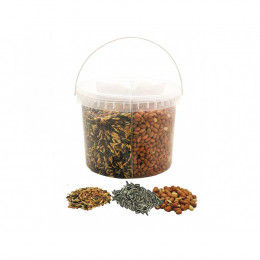 Seaux 3 Melanges De Graines - 2.7 Kg Pour Oiseaux - Vadigran - Va-5267
