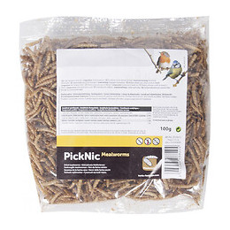 Vers De Farine Séchés Picknick . Sachet De 100 Gr. Pour Oiseaux. - Flamingo Pet Products - Fl-2010012