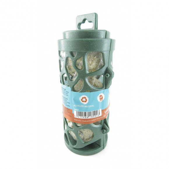 Distributeur Recyclé Avec Boule De Graisse 17 Cm. Pour Oiseaux - Vadigran - Va-18092
