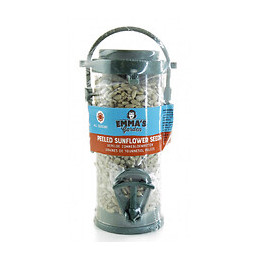 Distributeur Recyclé Avec Tournesol Pelées 17 Cm. Pour Oiseaux - Vadigran - Va-18089