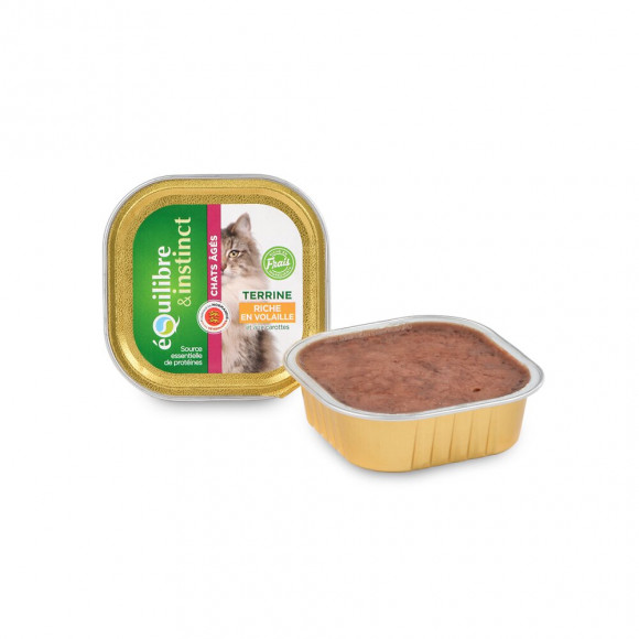 Terrine Riche En Volaille, 1 Barquette De 100g Pour Chat Âge 605974 - Equilibre & Instinct - Eq-05179