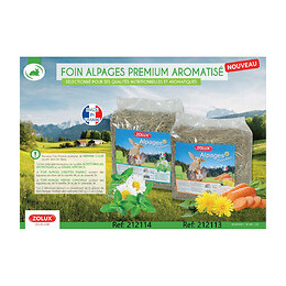 Foin Alpage Premium. Menthe Et Camomille. 1 Kg. Pour Rongeur. - Zolux - Zo-212114