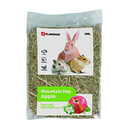 Foin De Montagne Aux Pommes. 500 Gr. Pour Rongeurs. - Flamingo Pet Products - Fl-201618